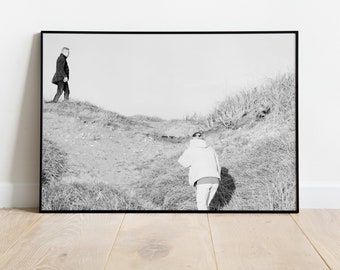 Photographie d'art minimaliste, art mural noir et blanc, décoration murale imprimable, décoration murale maison, photographie de la nature, téléchargement numérique