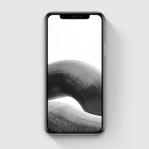 Abstraktes iPhone Wallpaper, minimalistischer iPhone Hintergrund, architektonisches Telefon Wallpaper, schwarz-weiß Fotografie, digitaler Download Line Art