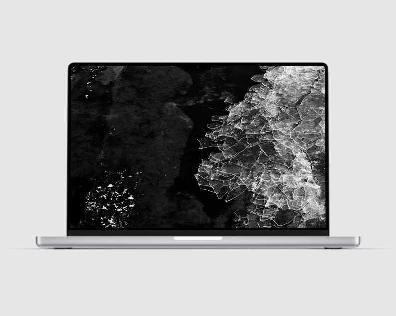Winter MacBook Wallpaper, Minimalist Laptop Background, Abstract