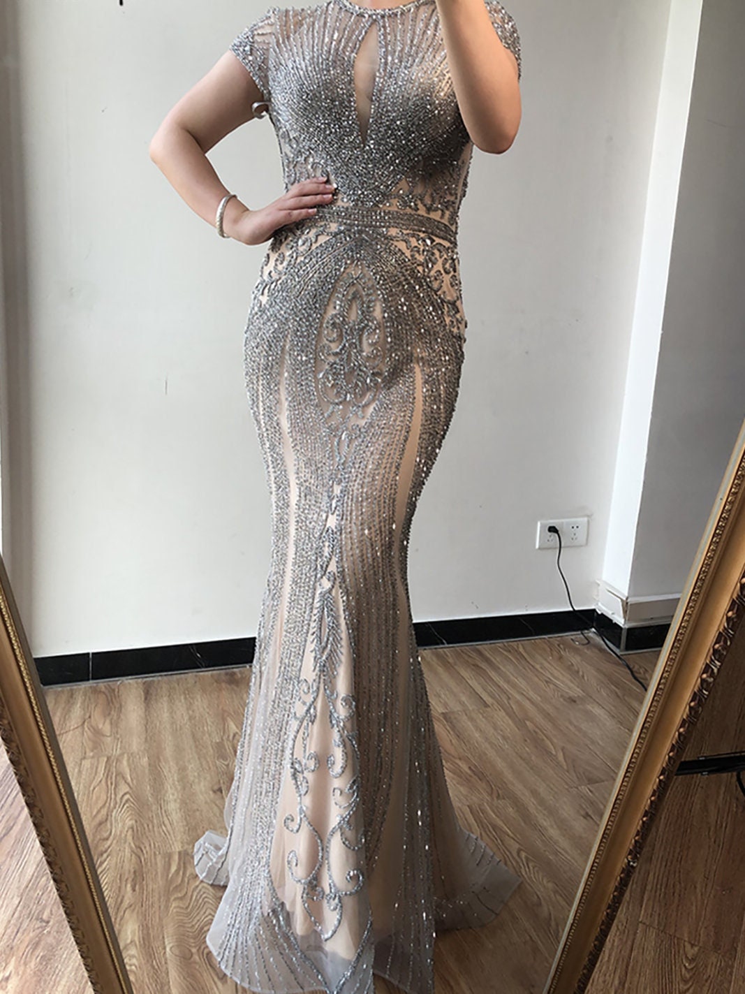Beaded Evening Gown - Etsy