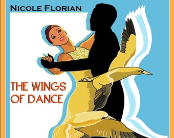 Wings of Dance - 32 printable coloring pages - Dance coloring book - Instant download - PDF