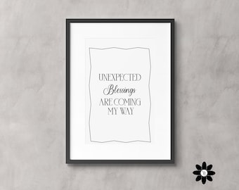 Positive Quote print, office print, Home decor, Wall art, Minimal office Art, Printable Wall Art, Instant download, Quote print, Gift