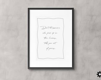 Positive Quote print, Office print, Home decor, Wall art, Minimal office art, Printable Wall Art, Instant Download, Quote print, Gift