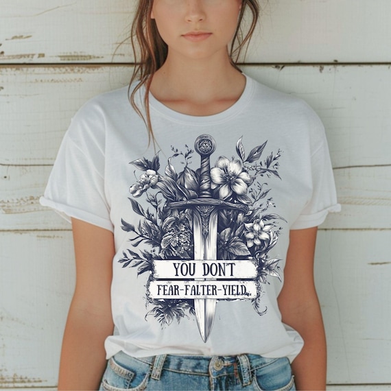 You Do Not Yield PNG | Throne of Glass Shirt Design | Aelin Galathynius Clipart | SJM Book Merch | TOG Sublimation FanArtfor Readers | 4PNGs