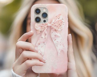 Coquette Png For A Phone Case, Coquette Bows Sublimation Phone Case Png, Pink Sublimation Template, Phone Case Design, Digital Download