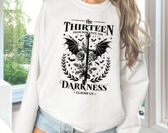 We Are The Thirteen PNG | Throne of Glass Clipart | Retro Fantasy Bookish Design | From Darkness Claim Us | SJM Aesthetic Fan Art