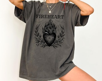 Fireheart Aelin inspired 3PNGs, Throne of Glass Sarah J Maas Bookish Digital Download Design, Book Lover Gift, Celaena Sardothien Fan Art