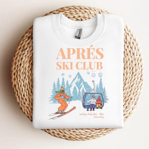 Apres Ski Club PNG, Ski Bachelorette Clipart, Winterparty Ästhetik, Aspen Colorado PNG, Apres Ski Pullover Digital Download