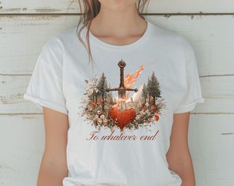 To Whatever End 4PNGs | Throne of Glass Quote Digital Download, AelinGalathynius You Do Not Yield PNG, SarahJMaas BookishFanartSublimation