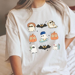 Summerween Ghost PNG Set | Cute Ghost Summer Elements | Halloween Summer Digital Art | Spooky Summer | Instant Download