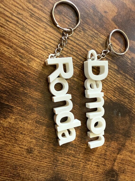 Keychain 3D Printed- Personalized- Gifts for Children Gifts - Main Image