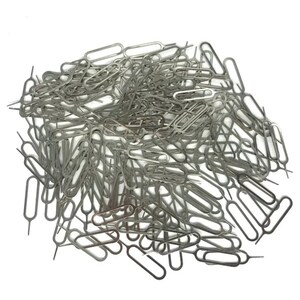 Lot de 1000 ouvre-téléphones portables, compartiment pour carte SIM, ouverture de téléphone portable, aiguille d'ouverture, cartes SIM