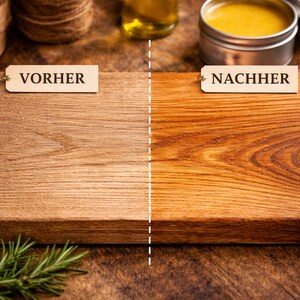 Wood care • natural furniture care for wood • wood wax • wood cream • furniture wax • furniture polish • without plastic image 3