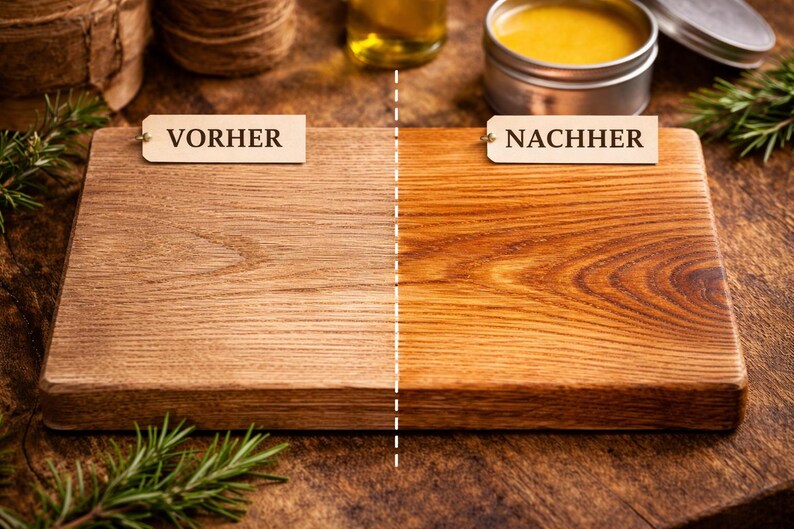 Wood care • natural furniture care for wood • wood wax • wood cream • furniture wax • furniture polish • without plastic image 3