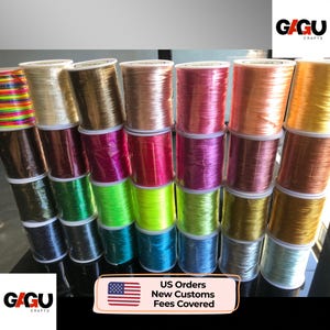 1mm Rat Tail Satin Cord: 28 Colors, Jewelry Making, Crafts