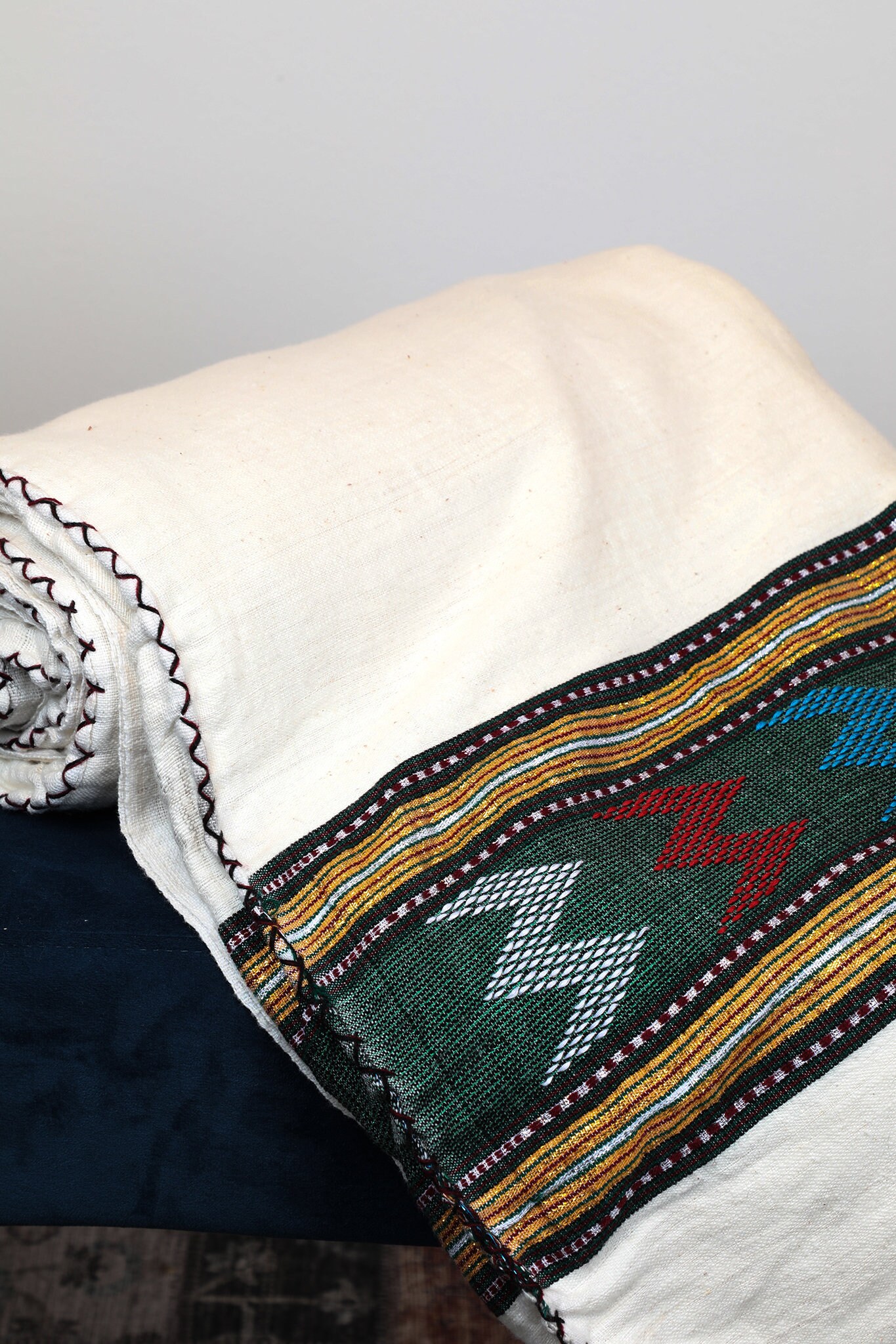 Cotton Woven Blanket 100 Ethiopian Gabi Perfect for Rainy Days or