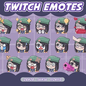 14x Killjoy Valorant Twitch Emotes Pack, Twitch Emotes For Streamer, Twitch and Discord Emotes Bundle