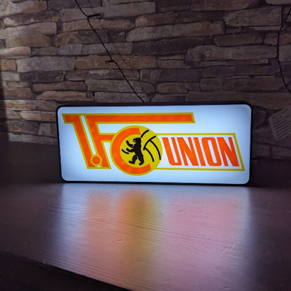 1 FC Union LED Tischlampe