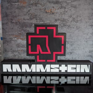Rammstein LED Tischlampe Bild 4