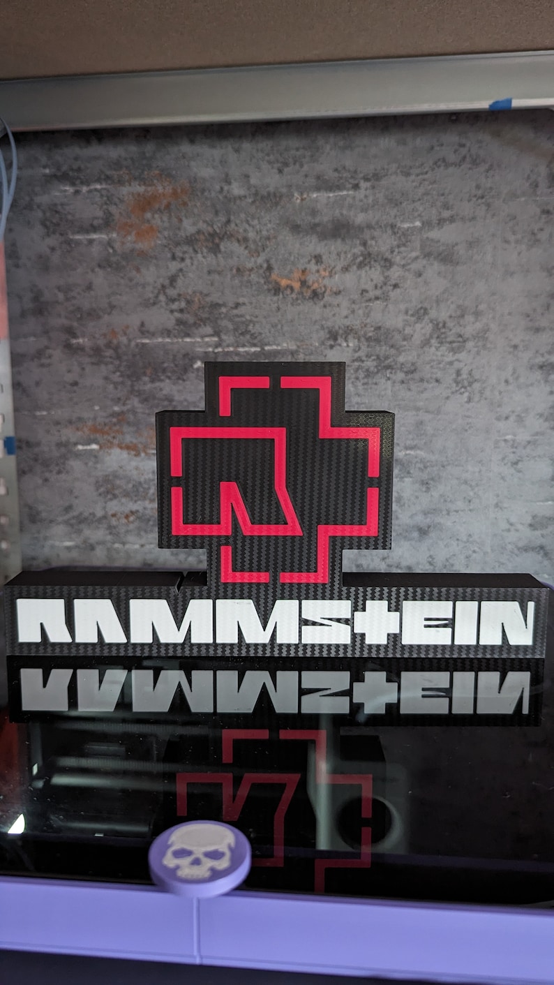 Rammstein LED Tischlampe Bild 4