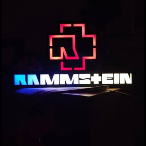 Rammstein LED Tischlampe Bild 1