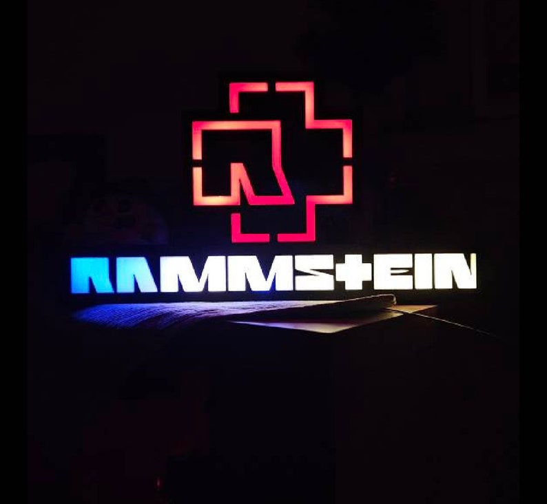 Rammstein LED Tischlampe Bild 1