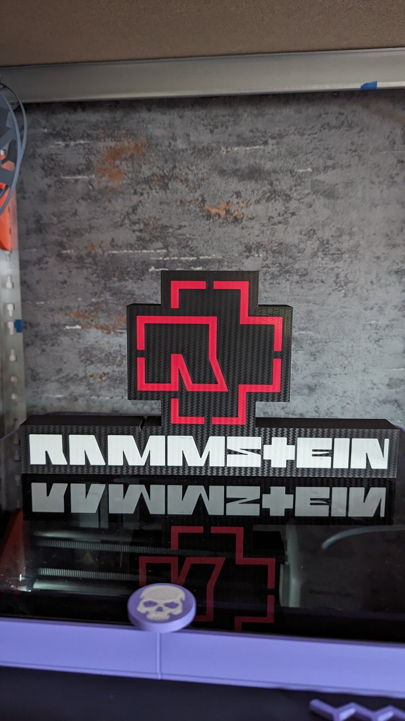 Rammstein LED Tischlampe Bild 3