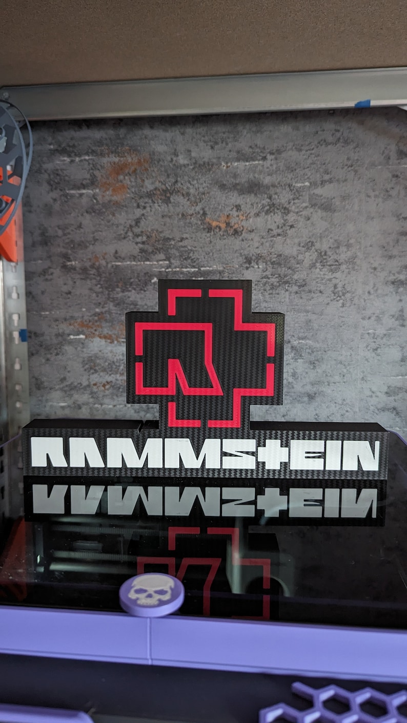 Rammstein LED Tischlampe Bild 2