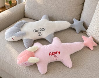Personalized Star Throw pillow, Custom Embroidered Name Plush Toy, Baby Shower Gift, Nursery Keepsake, First Birthday Gift, Christmas gift