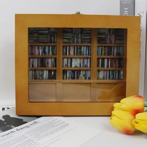 Custom Anxiety Bookshelf - Personalized Miniature Bookshelves for Book Lovers - Anxiolytic Shelf Model - Unique Study Decoration Gift Idea