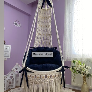 Macrame tutorial,macrame video,macrame swing,DIY Swing,DIY macrame,Pattern macrame,DIY Pattern macrame,