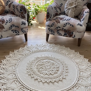 Knitted Carpet, Round Crochet, Crochet Knitted Carpet, Rug Circle Knitted Carpet, Home Decoration Home Gift, swing accessory