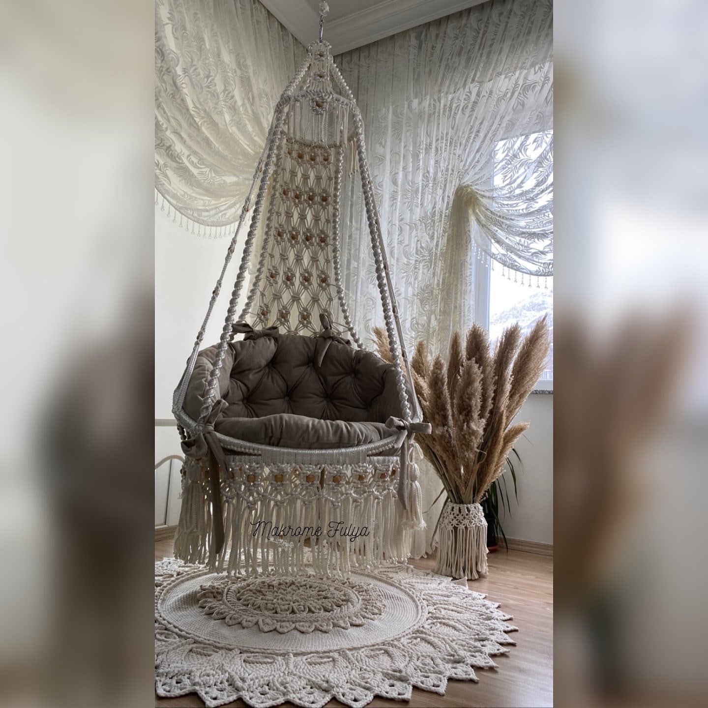 Macrame Swingrocking Chairdesign Swingdesign Rocking Etsy