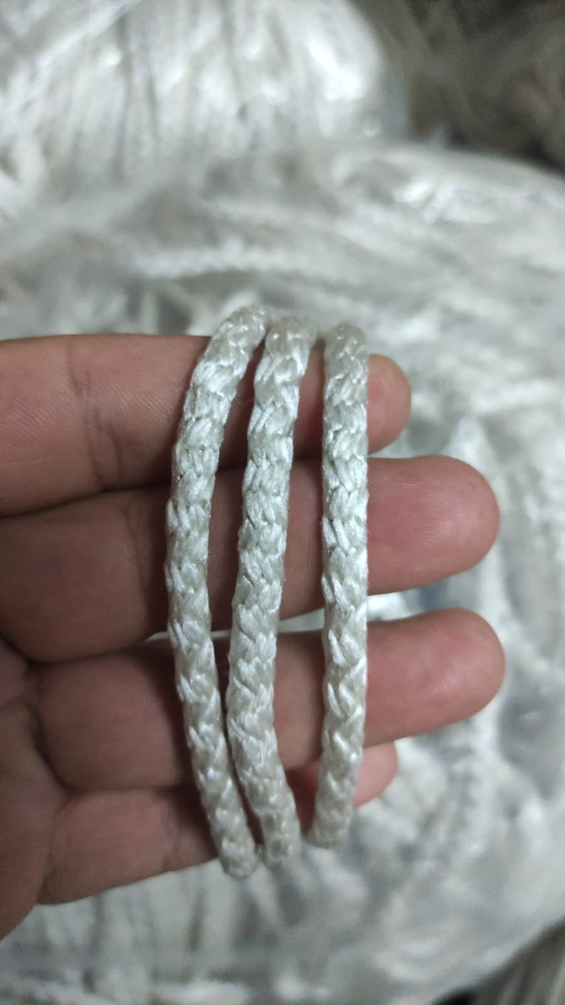 Macrame Rope for Swing, Macrame Swing, Macrame Chair Knitting Cable, Swing Cord for Hammock, Macrame Rope 5.5mm Polyester Rope, Macrame Poly image 8