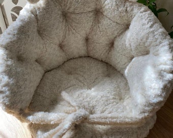 Swing puffy cushion ,macrame swing pillow,swing Cushion,Swing pillow,round swing cradle cushion,macrame swing chair cushion,