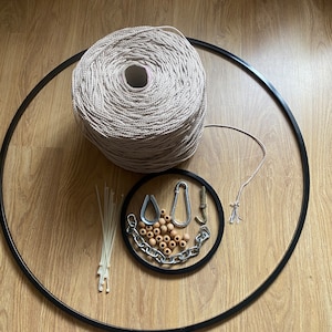 Dıy metal hoop for macrame swing,,Dıy  macrame swing set,macrame swing kit,Hammouck kit,Macrame swing rope,Macrame swing metal hoop set,Dıy