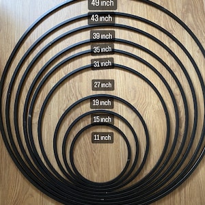 Metal hoop for macrame swing, metal ring, metal ring for macrame swing, metal hoop for hanging the chair, metal ring for weaving a hammock,