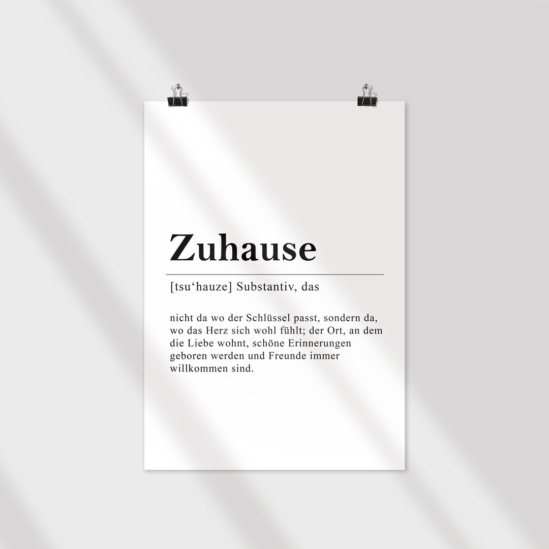 Poster Home Definition Living Room Picture Etsy