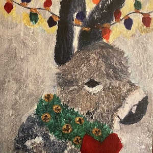 Christmas Donkey Card