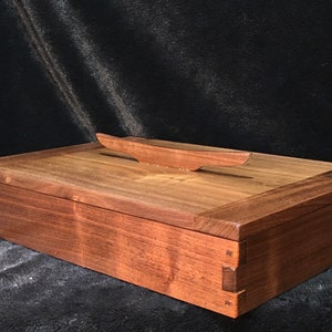 Walnut jewelry box