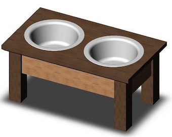 Dog dish holder   plans
