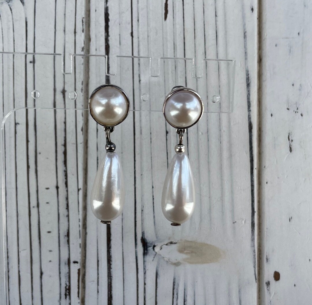 Vintage Teardrop Earrings Etsy