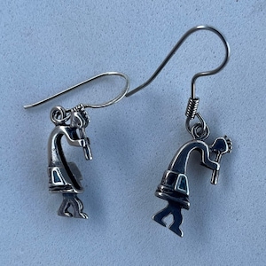 Vintage Kokopelli earrings