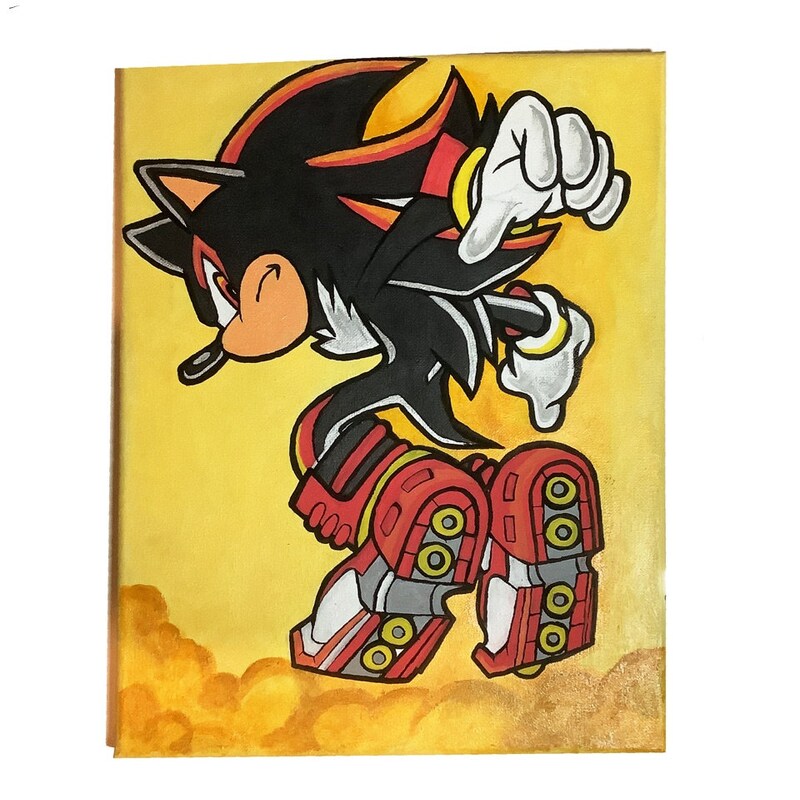 Shadow the Hedgehog Fan Art - Etsy