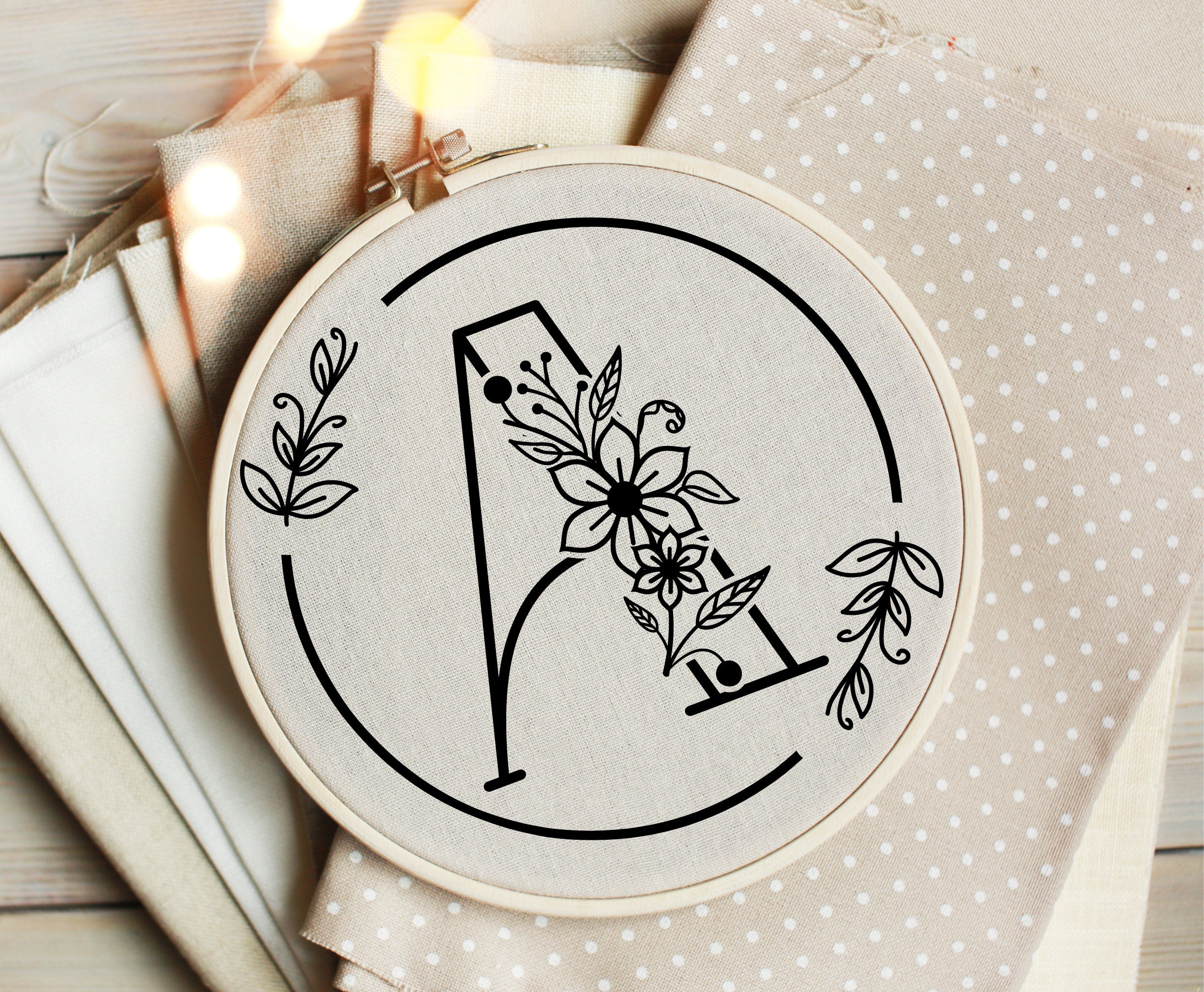 Buy Letter A Hand Embroidery Monogram - Letter A Hand Embroidery Letter ...