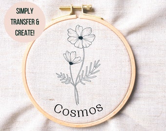Cosmos Hand Embroidery Pattern October Birth Flower Embroidery Pattern Cosmos Hoop Art Spring Flower Hand Embroidery PDF - Etsy Cosmos Hand Embroidery Pattern October Birth Flower Embroidery Pattern Cosmos Hoop Art Spring Flower Hand Embroidery PDF - Etsy