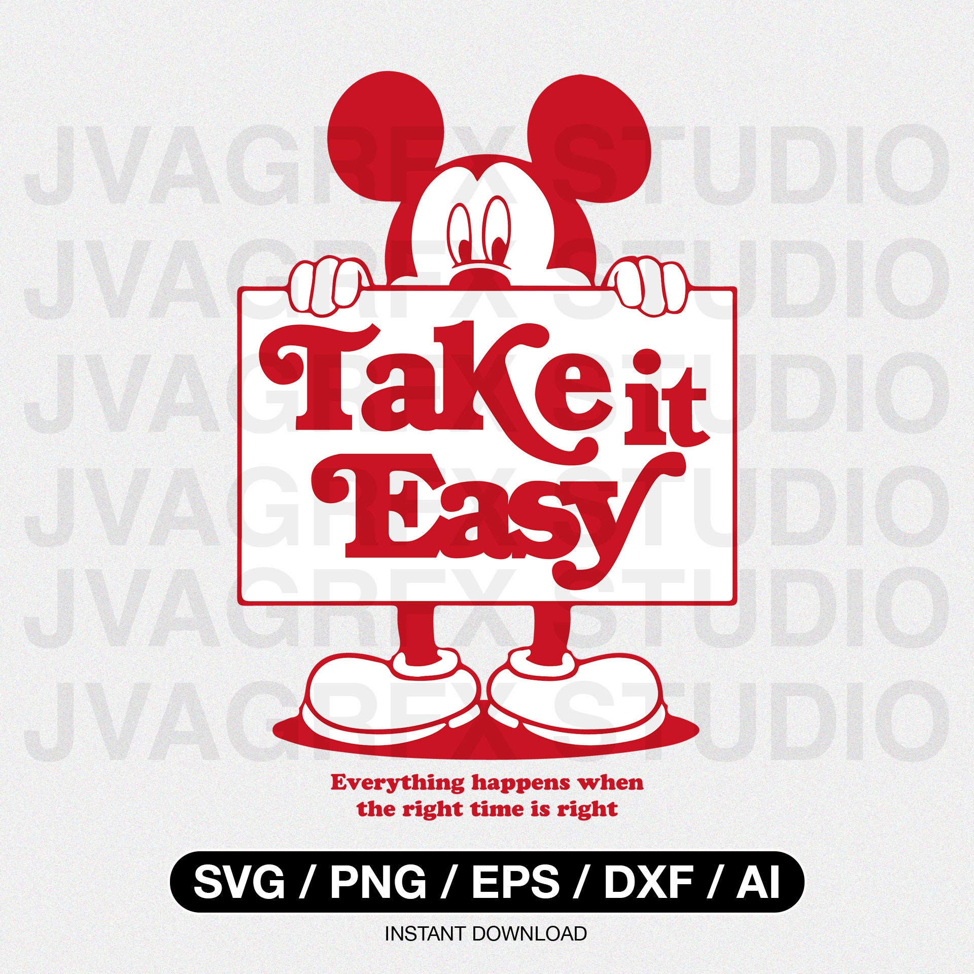 Take It Easy SVG, Cuter Svg, Quote, Cool Sayings Svg, Printable, Cricut ...