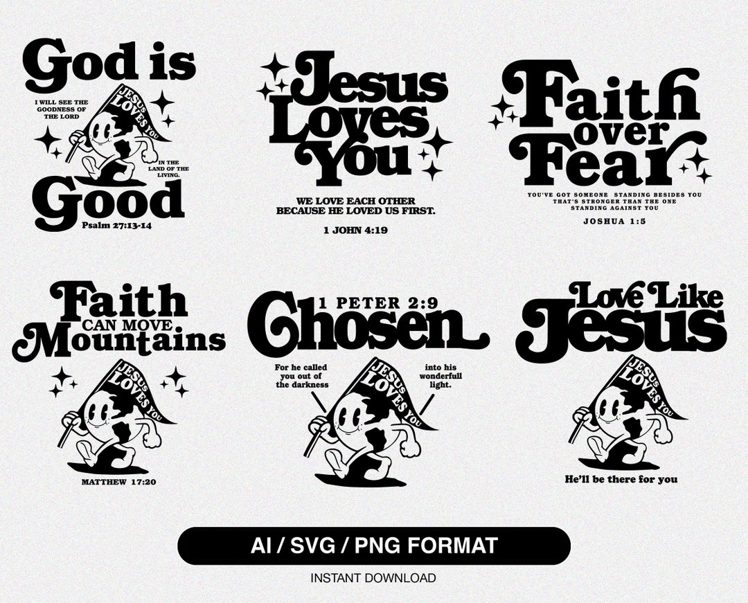 Christian svg bundle, Bible Verse bundle SVG, Jesus svg, trendy ...