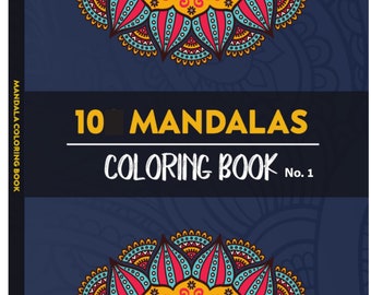 10 Mandalas Coloring Book