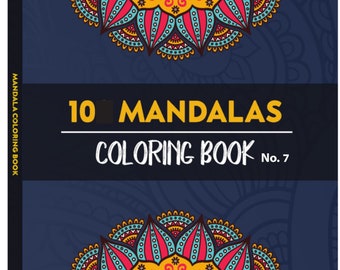 10 Mandalas Coloring Book